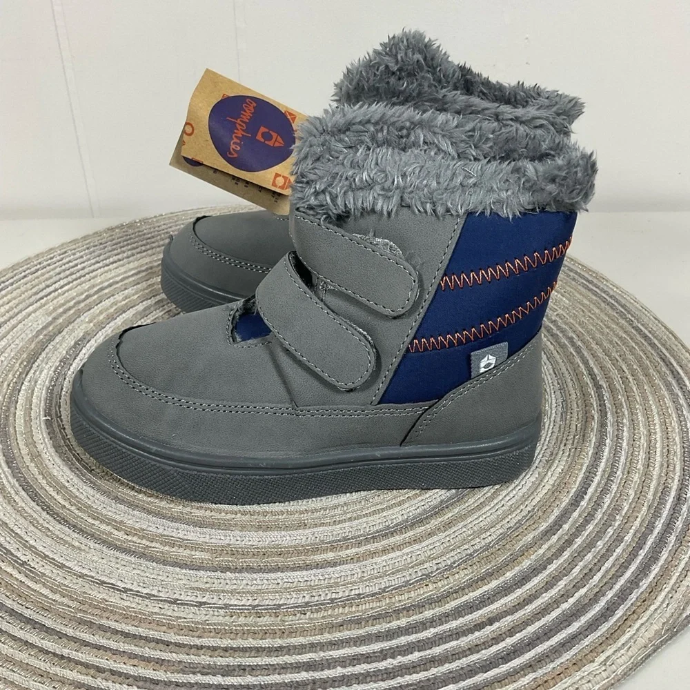 Oomphies Boys Boots Size 9C Charlie Gray With Box